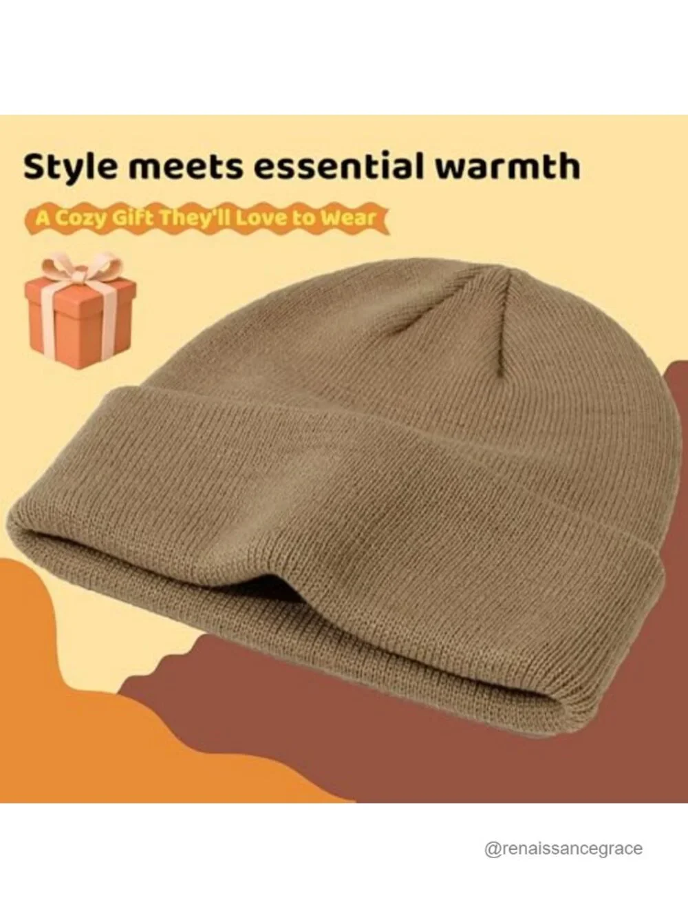 Baby Beanie 3-Pack Toddler Winter Hats Soft Acrylic Knit Boys Girls